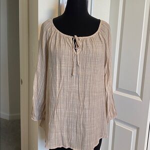 Fred David Tan Blouse